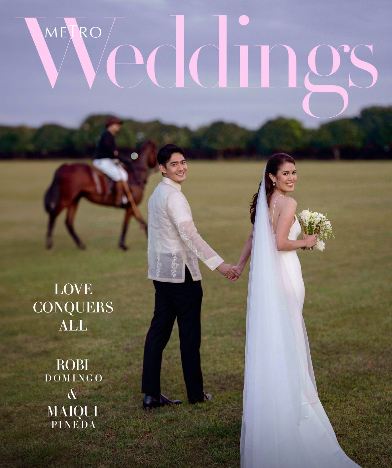 Robi Domingo & Maiqui Pineda grace the cover of Metro Weddings ...